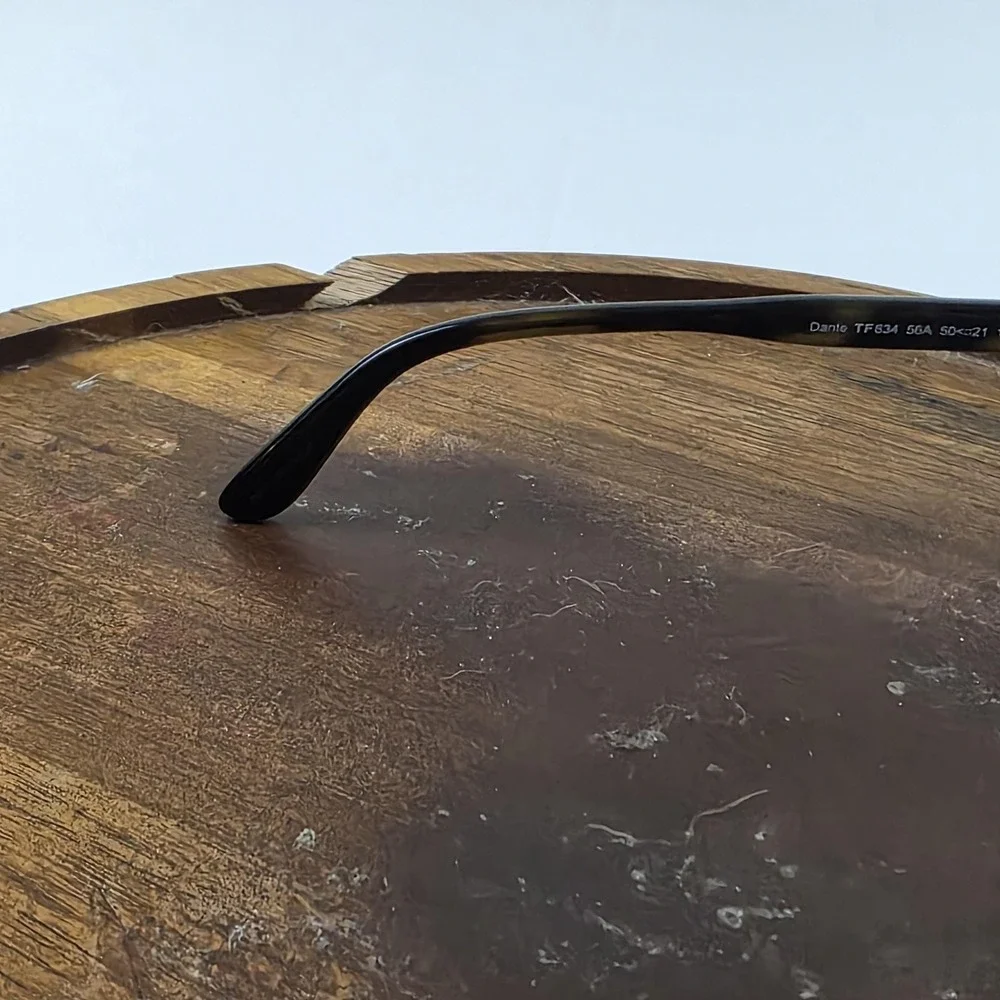 Tom Ford TF834 Dante 56A Sunglasses Mens 50-21-145 Brown Tortoise Gray Italy